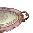 Orientalisches Serviertablett – Oval | Roségold