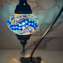 Mosaiklampe im türkischen Stil – Blau & Weiß | Handmade in Istanbul
