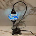 Mosaiklampe im türkischen Stil – Blau & Weiß | Handmade in Istanbul