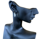 Tropfen Ohrringe (925 Silber)