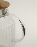 Glaskaraffe mit Deckel & Filter – 1,6 Liter | Borosilikatglas