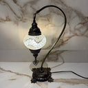 Elegante Mosaiklampe – Weiß | Zeitloses Design aus Istanbul