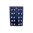 Ohrring-Set 20 Stück mit Glasdiamanten (925 Silber)