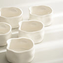 Nordic Schälchen Set Weiss Glänzend 6-teilig – Porzellan Snackschalen 10 cm