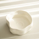 Nordic Salatschüssel Weiss Glänzend 23 cm – Porzellan Obstschale & Servierschüssel