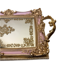 Barock Serviertablett – Rechteckig | Roségold