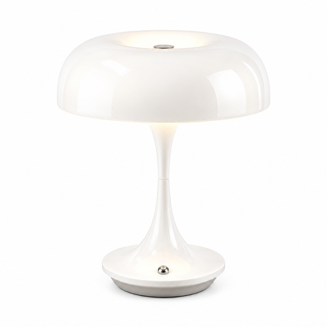 LED Akku Tischlampe 24 cm – Touch & dimmbar – Weiss