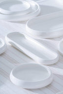 Bianco Perla Frühstücksset – 27-teilig für 6 Personen | Weißes Porzellan