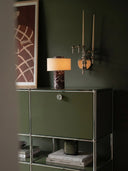 Aurie Tragbare Tischlampe aus Rosso Levanto Marmor
