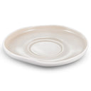 Bricard Barles Untertassen Set 6-teilig in Weiss/Taupe