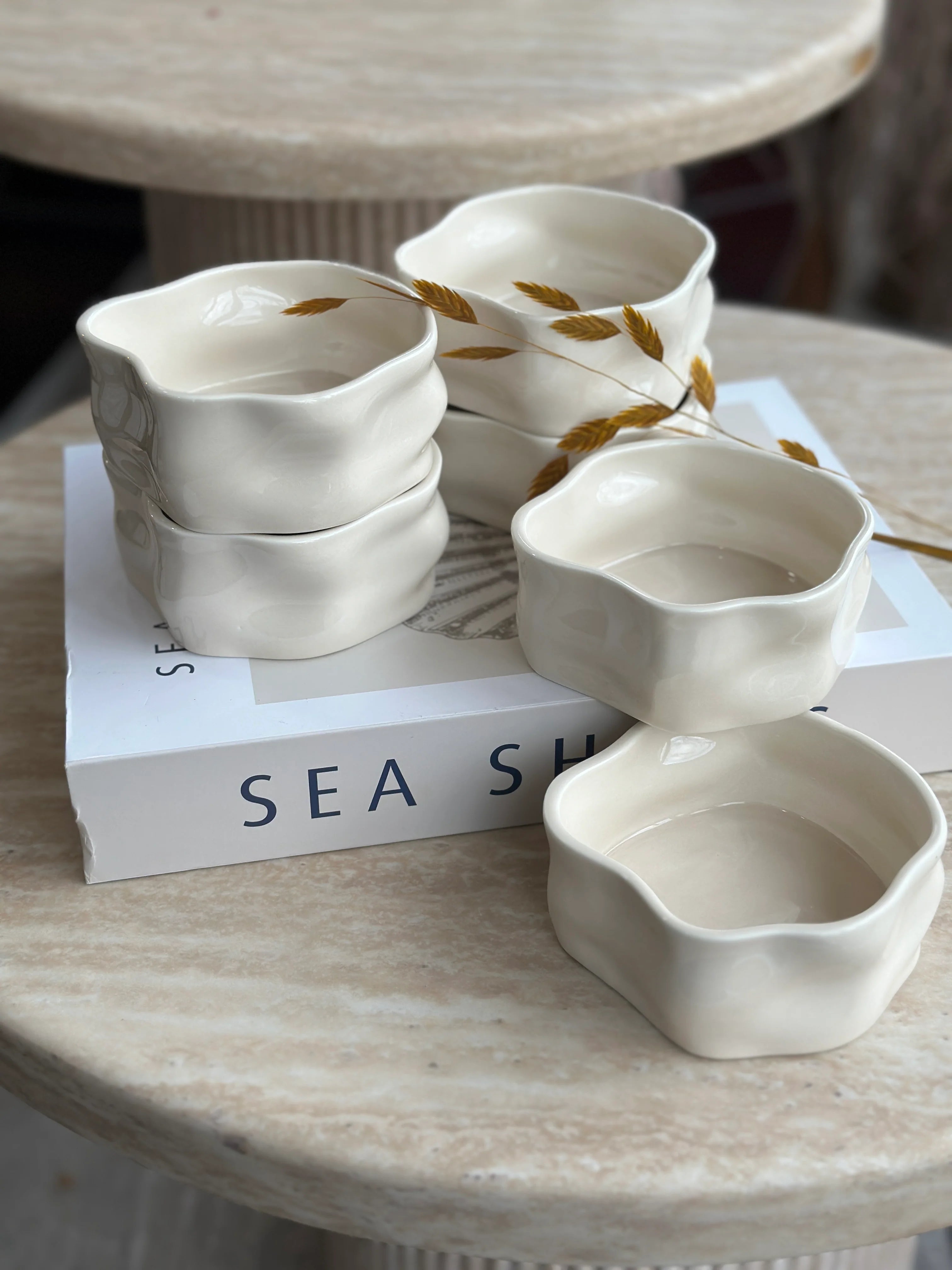 Nordic Müslischalen Set Creme 6-teilig
