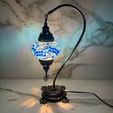 Mosaiklampe im türkischen Stil – Blau & Weiß | Handmade in Istanbul