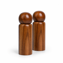 Salz- und Pfeffermühlen 2er Set aus Holz 16,5 cm mit Keramikmahlwerk