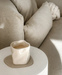 Wave Becher 2-teilig für 2 Personen (Creme)