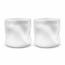 Wave Becher 2-teilig für 2 Personen (Weiss)