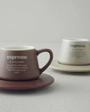 Phoebe New Bone Espresso-Set (4-teilig, 2 Personen) – Kaffee & Grün