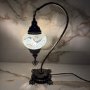 Elegante Mosaiklampe – Weiß | Zeitloses Design aus Istanbul
