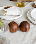 Akazie Talu Salz & Pfefferstreuer 2er Set Ø 7 cm Akazienholz Rund