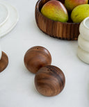 Akazie Talu Salz & Pfefferstreuer 2er Set Ø 7 cm Akazienholz Rund