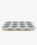 Muffinform 12er Beige – Muffinblech Antihaft – PFAS-frei – 12 Cupcake Mulden – Backofenfest bis 290°C