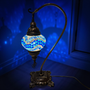 Mosaiklampe im türkischen Stil – Blau & Weiß | Handmade in Istanbul