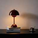 LED Akku Tischlampe 30 cm – Touch & dimmbar – Dunkelrot