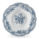 Vintage Tafelservice 25-teilig für 6 Personen – Porzellan – Weiss/Blau