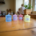 Vorratsdosen-Set „Homemade with Love“ – 4-teilig aus Porzellan