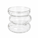 Bubble Trinkgläser 6er Set 430 ml aus transparentem Glas mit modernem Bubble-Design