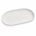 Almina Pearly Servierplatte 30 × 20 cm – Porzellan – Weiss