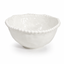 Almina Pearly Müslischalen 6er Set – Porzellan – Weiss – Ø 11,4 cm