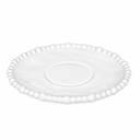Almina Pearly Tee-Untertassen 6er Set – Porzellan – Weiss – Ø 11 cm