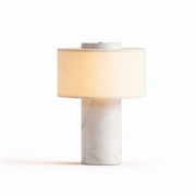 B2B - Aurie tragbare Tischlampe aus weissem Marmor