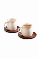 Espresso-Tassen-Set Retro Cube 12-teilig für 6 Personen