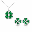 Schmuckset Kleeblatt 2-teilig