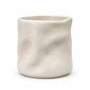 Wave Becher 2-teilig für 2 Personen (Creme Matt)