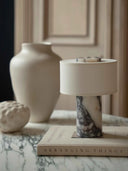 Aurie tragbare Tischlampe aus echtem Marmor